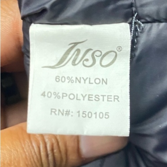 INSO Collection Black Quilted Puffer Vest, Extremely Soft, Youth Size XL - Picture 6 of 10